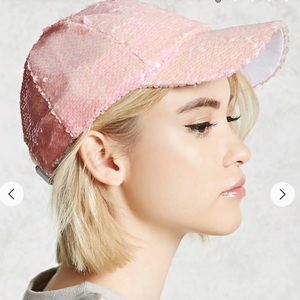 ‼️2 for $15‼️🔥 PINK Sequin Baseball Cap